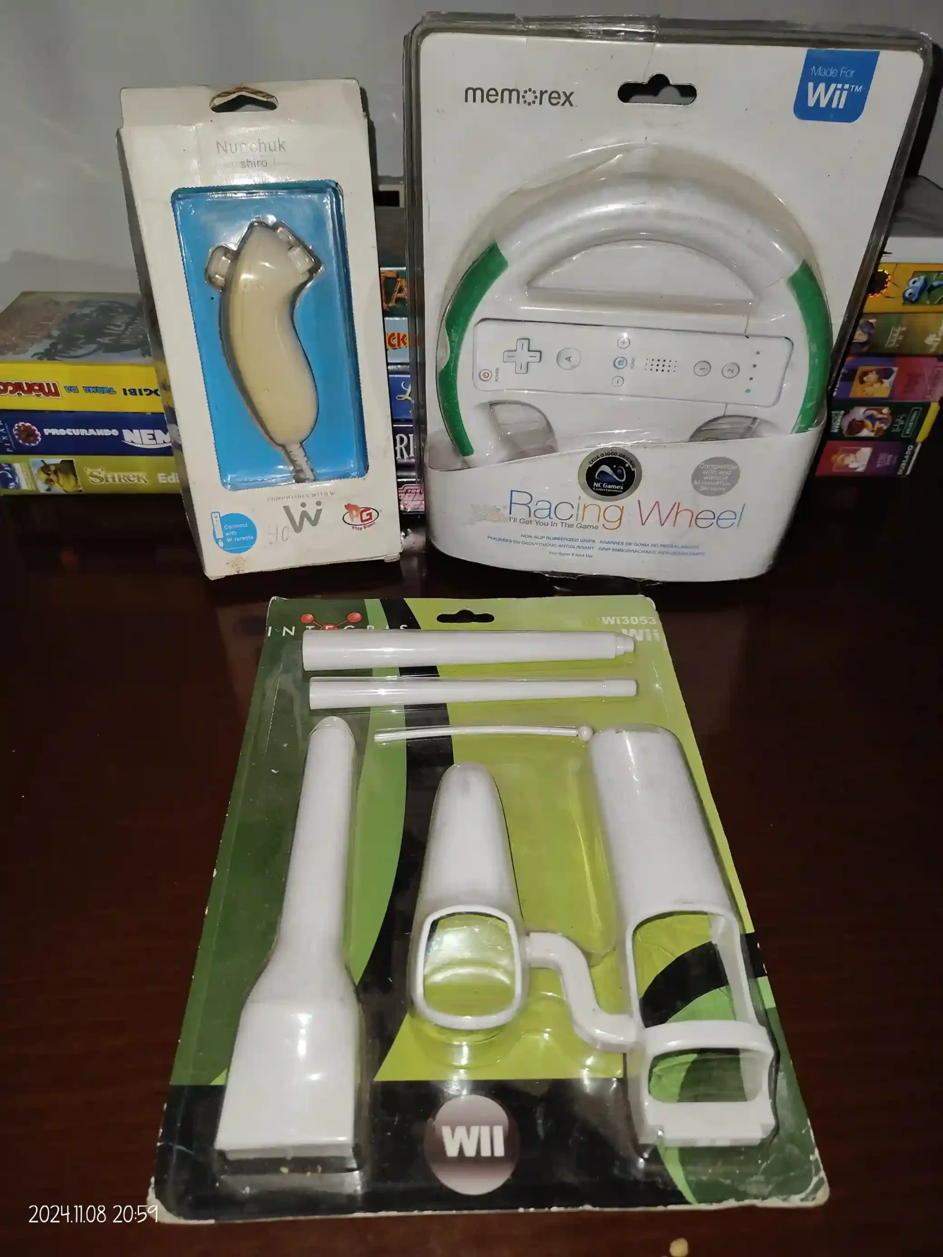 KF/ Welton Luiz Alves /KIT ACESSORIOS PARA NINTENDO WII 45,00 SEGUIDOS DE 3,00