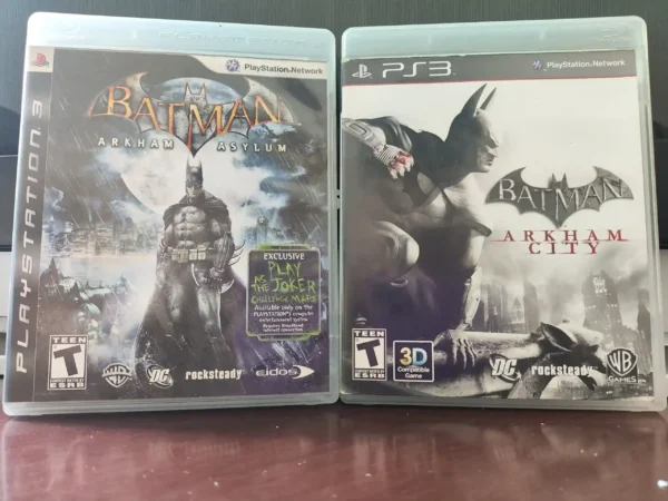 KF/ Ever /DUPLA BATMAN PS3 32,00 SEGUIDOS DE 5,00