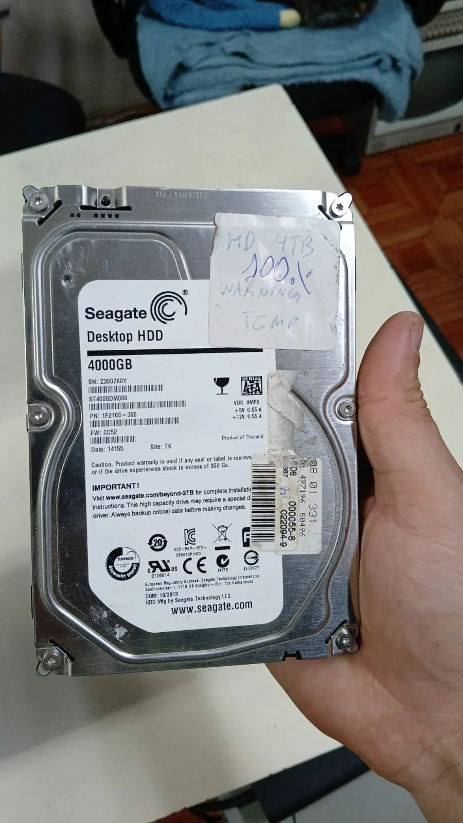 CL/ John Connor /HD SEAGATE  4TB 100% 139,00 SEGUIDOS 9,00