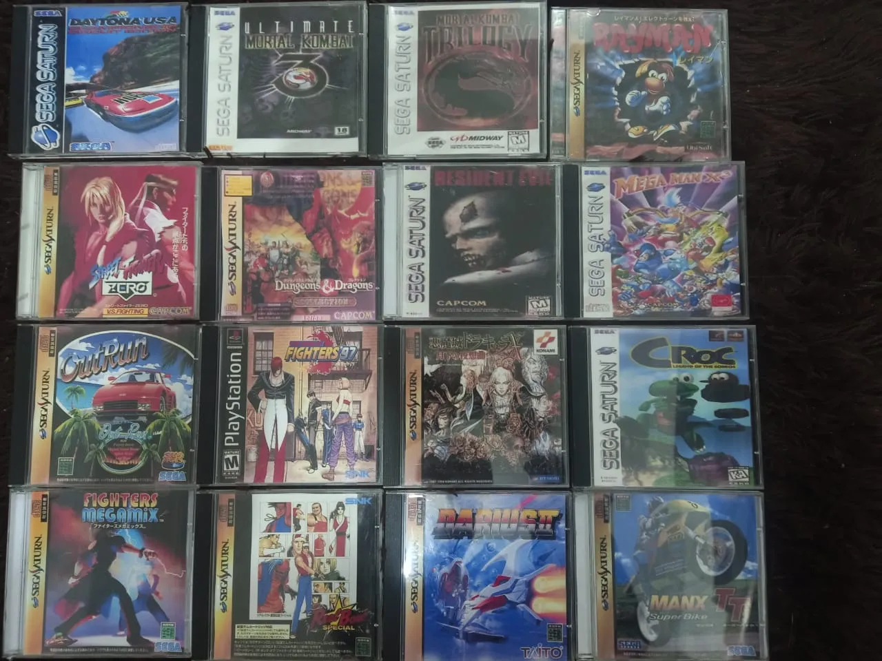 E7/ Cleber augusto santos avelino /LOTE JOGOS SEGA SATURNO😍98,00 SEGUIDOS DE 11,00