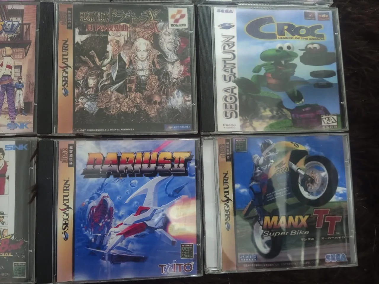 E7/ Cleber augusto santos avelino /LOTE JOGOS SEGA SATURNO😍98,00 SEGUIDOS DE 11,00