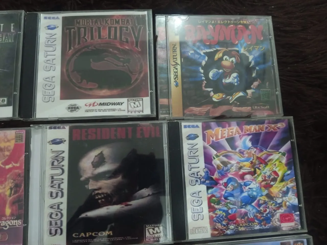 E7/ Cleber augusto santos avelino /LOTE JOGOS SEGA SATURNO😍98,00 SEGUIDOS DE 11,00