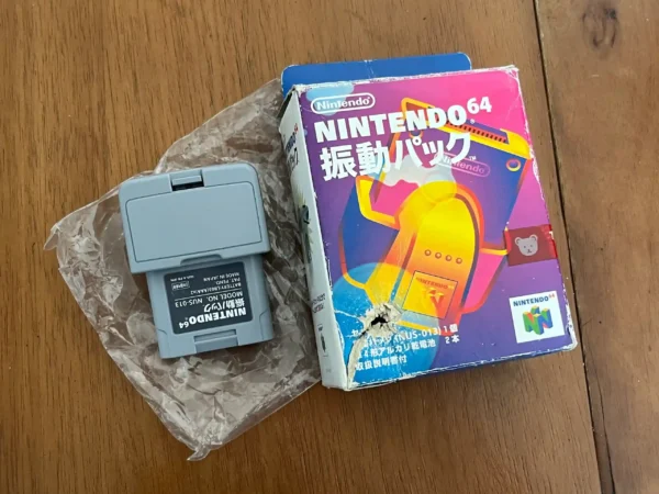 SA/ Novatto /😱ORIGINAL RUMBLE PAK, NA CAIXA. 57,00 SEGUIDOS DE 8,00 - Imagem 3