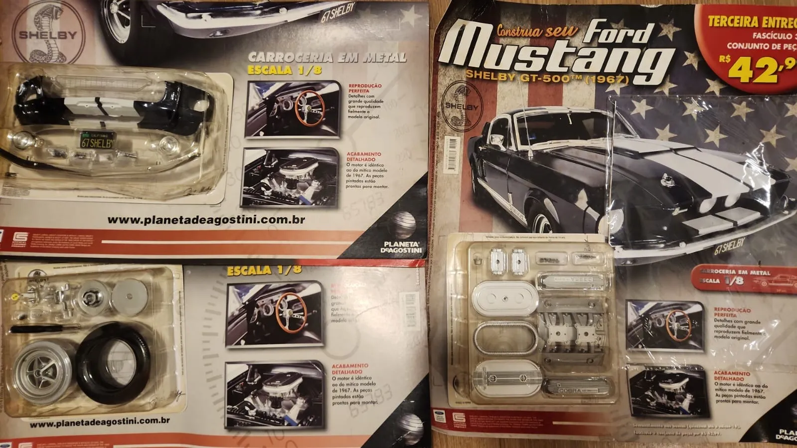EH/ COLEÇÃO FORD MUSTANG😲568,00 SEGUIDOS DE 37,00