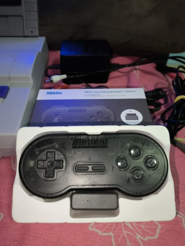 CB/ Johnatas neves /SUPER NES FAT+8BITDO+JOGO😱487,00 SEGUIDOS DE 27,00 - Imagem 2