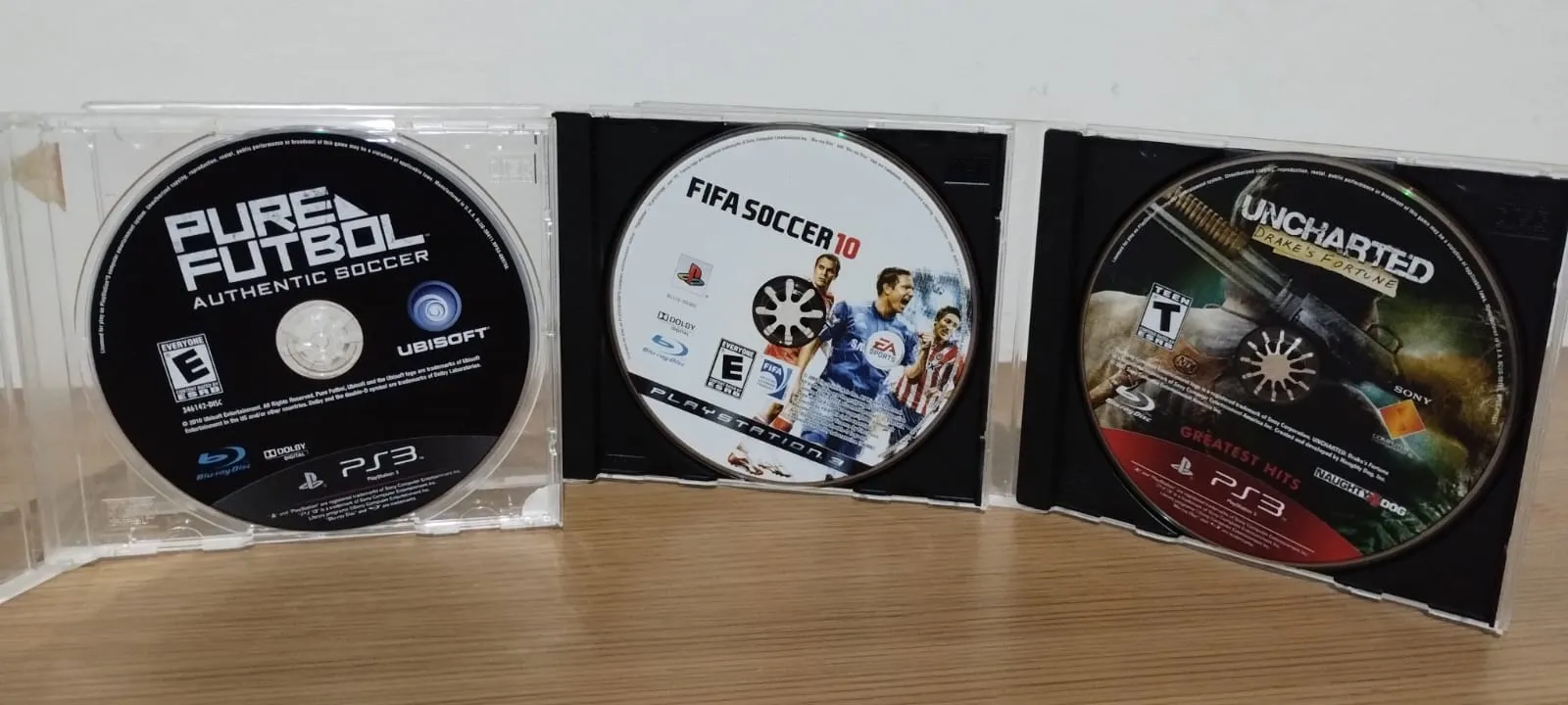 FH/ SÃO 3 JOGOS PS3🕹️33,00 SEGUIDOS DE 5,00📦