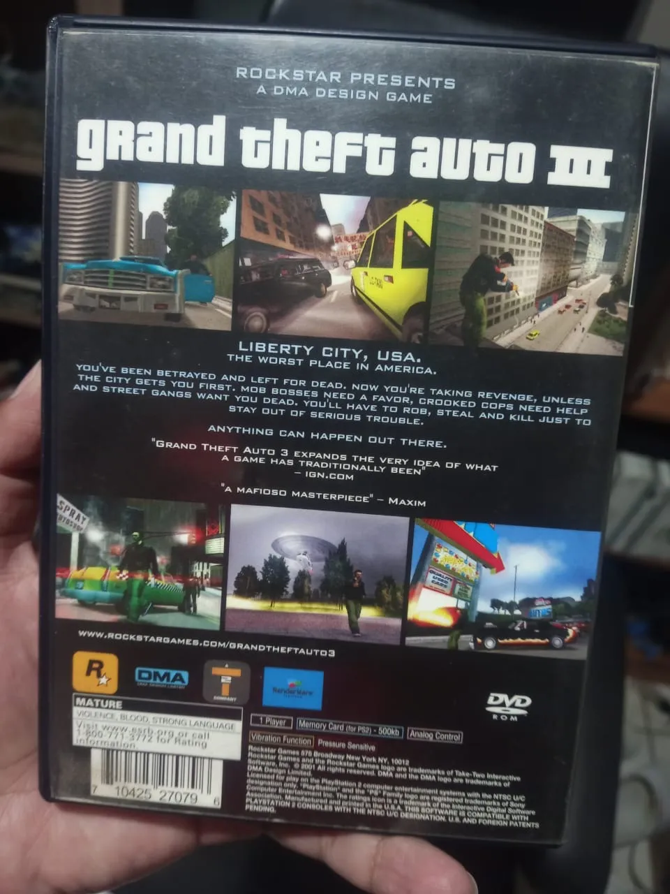 E7/ ORIGINAL GTA 3! PLAYSTATION 2😱67,00 SEGUIDOS DE 8,00