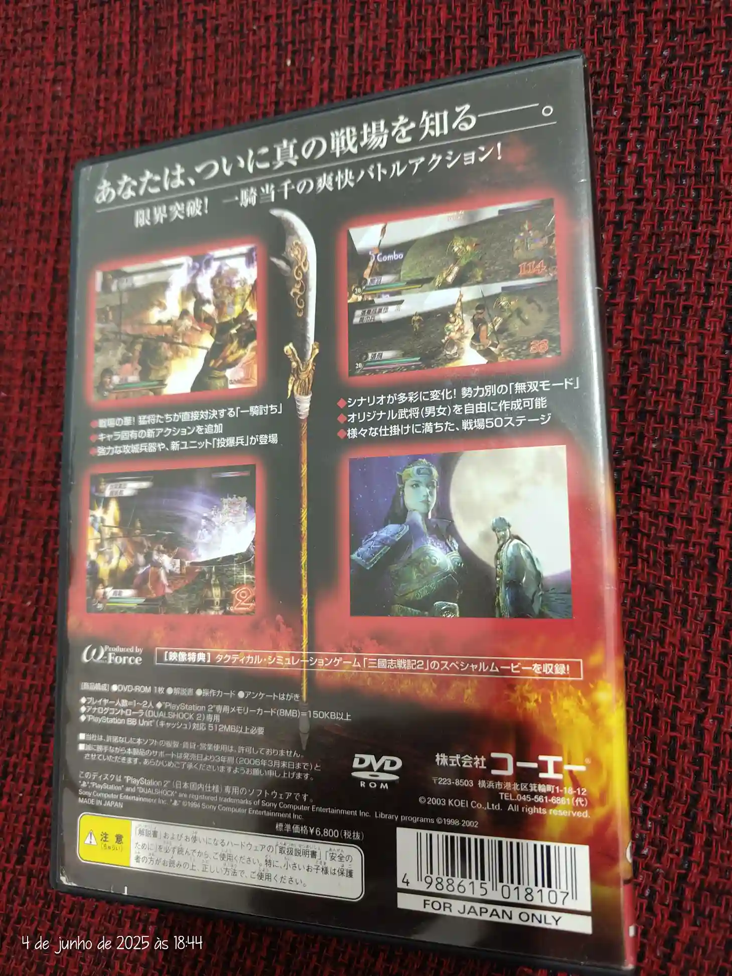 KF/ SHIN.MUSOU 3 ORIGINAL PS2 39,00 SEGUIDOS DE 6,00