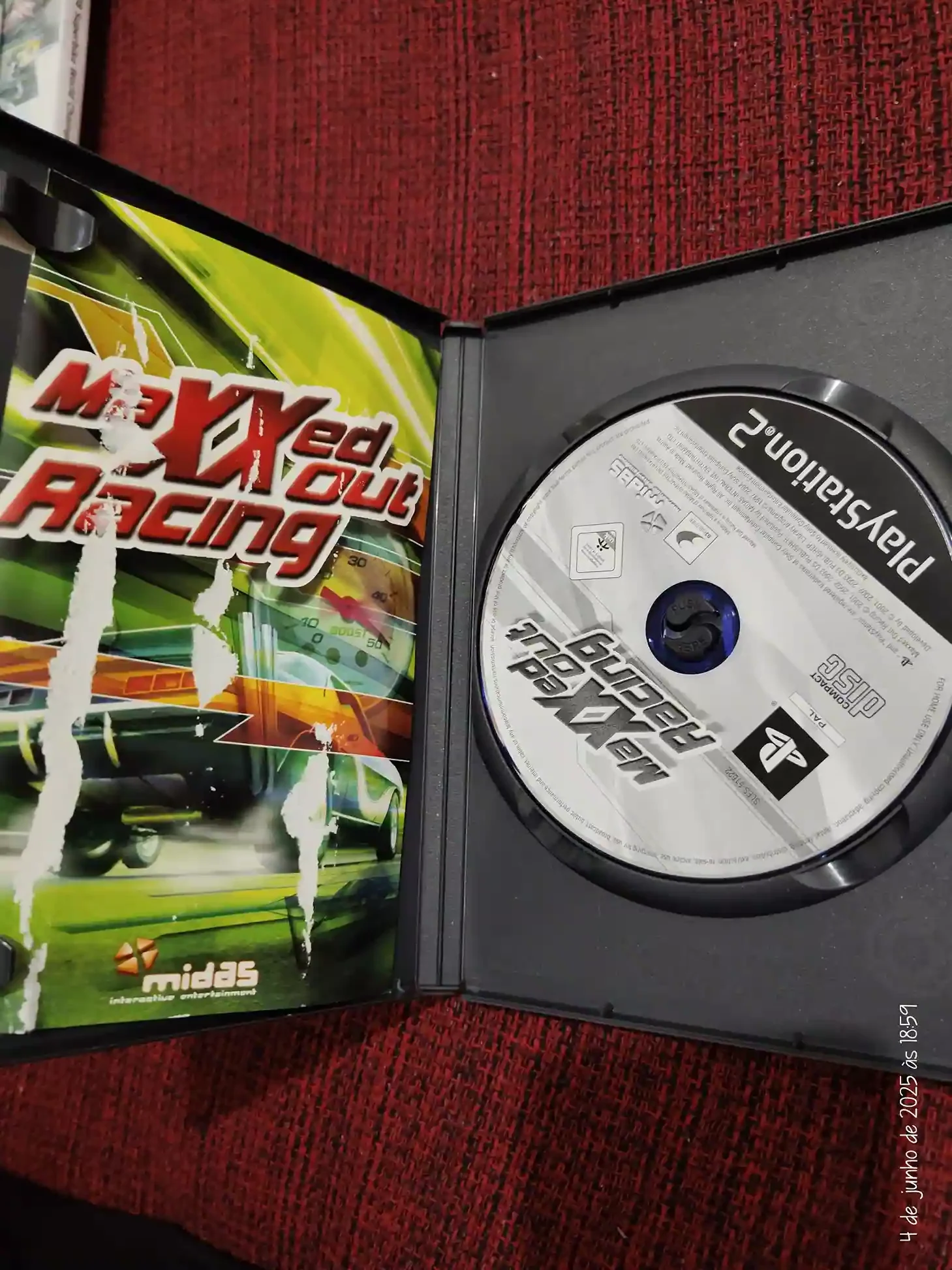 KF/ MAX RACING ORIGINAL PS2 49,00 SEGUIDOS DE 6,00