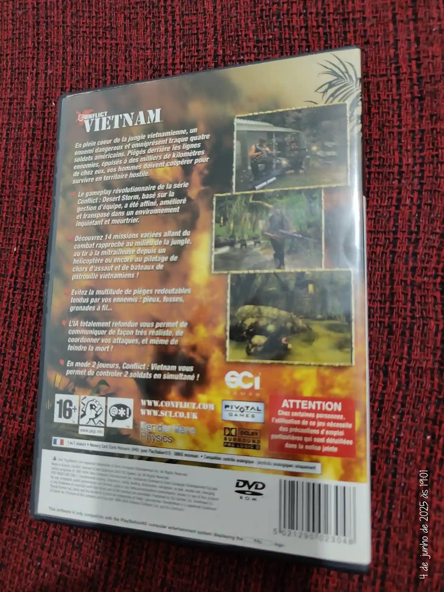 KF/ Junior88 /CONF.VIETNAM ORIGINAL PS2 59,00 SEGUIDOS DE 6,00