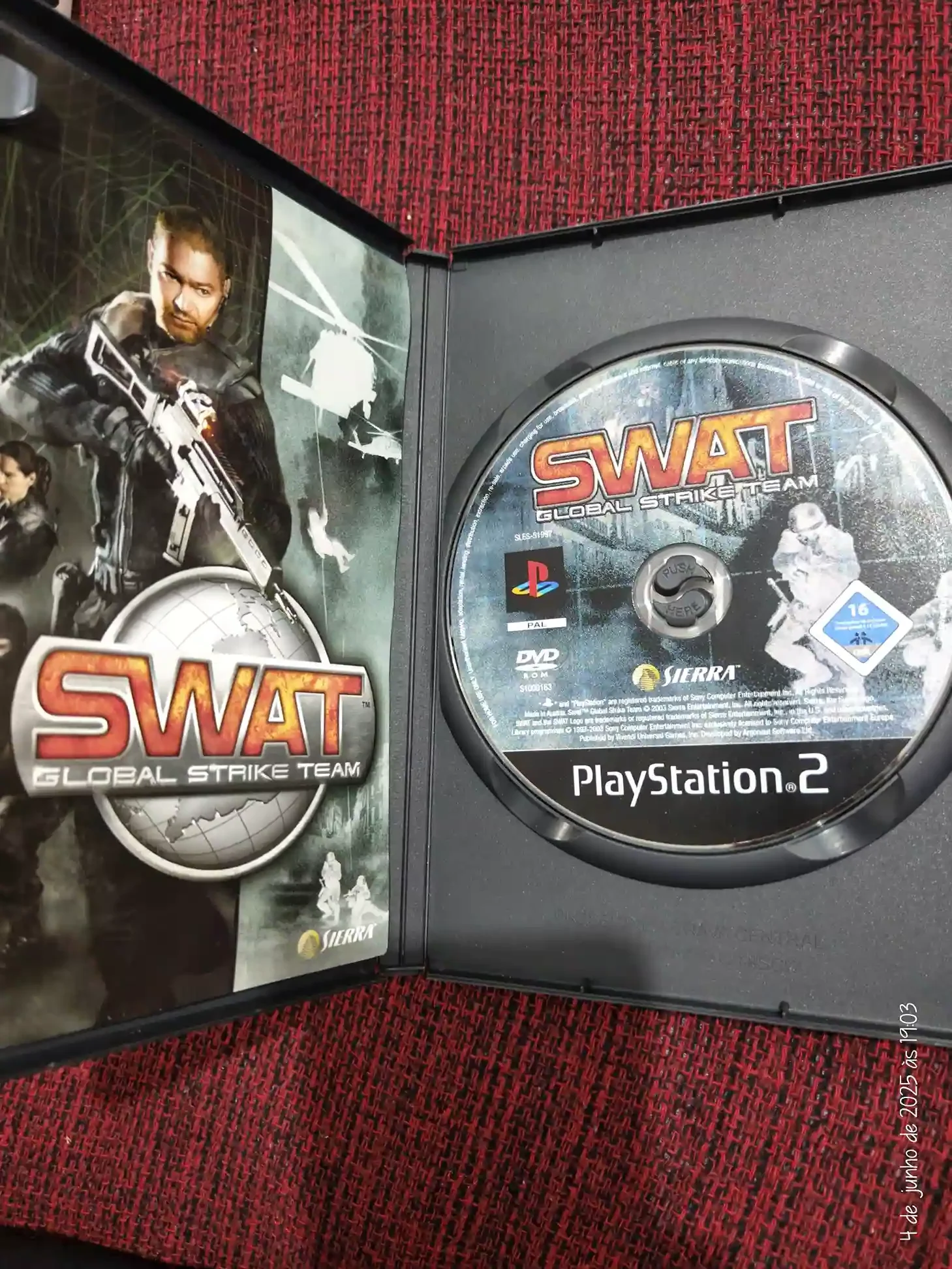 KF/ SWAT ORIGINAL PS2 49,00 SEGUIDOS DE 6,00