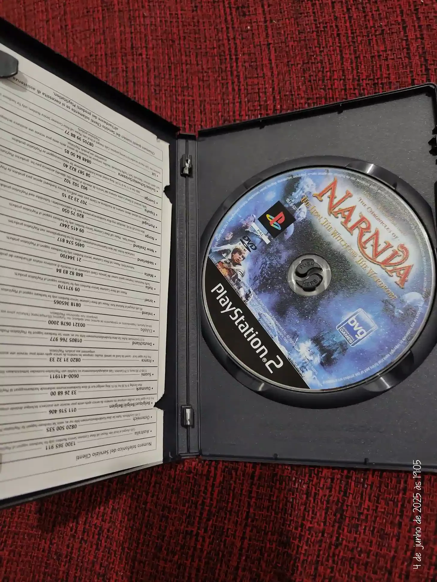 KF/ NARNIA ORIGINAL PS2 49,00 SEGUIDOS DE 6,00