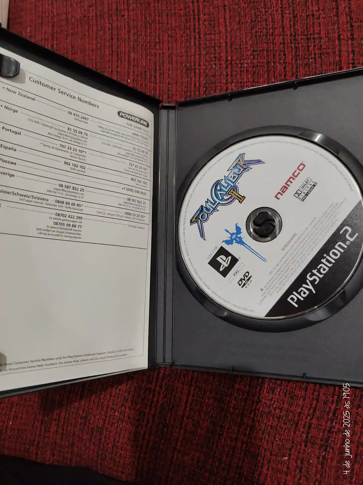 KF/ Kleber /SOUL CALIBUR ORIGINAL PS2 49,00 SEGUIDOS DE 6,00