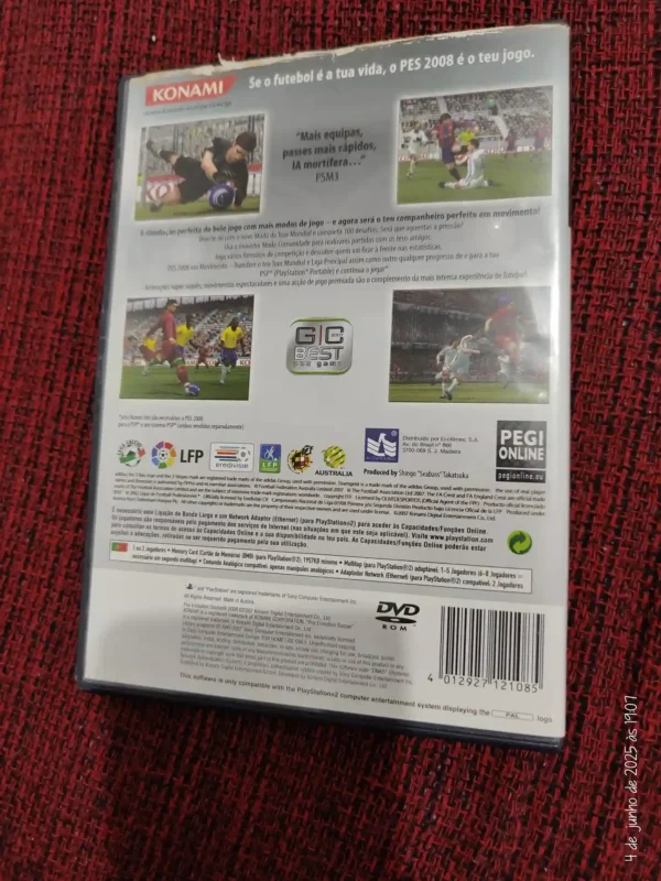 KF/ Joao Paulo Matias /PES 2008 ORIGINAL PS2 59,00 SEGUIDOS DE 6,00 - Imagem 2