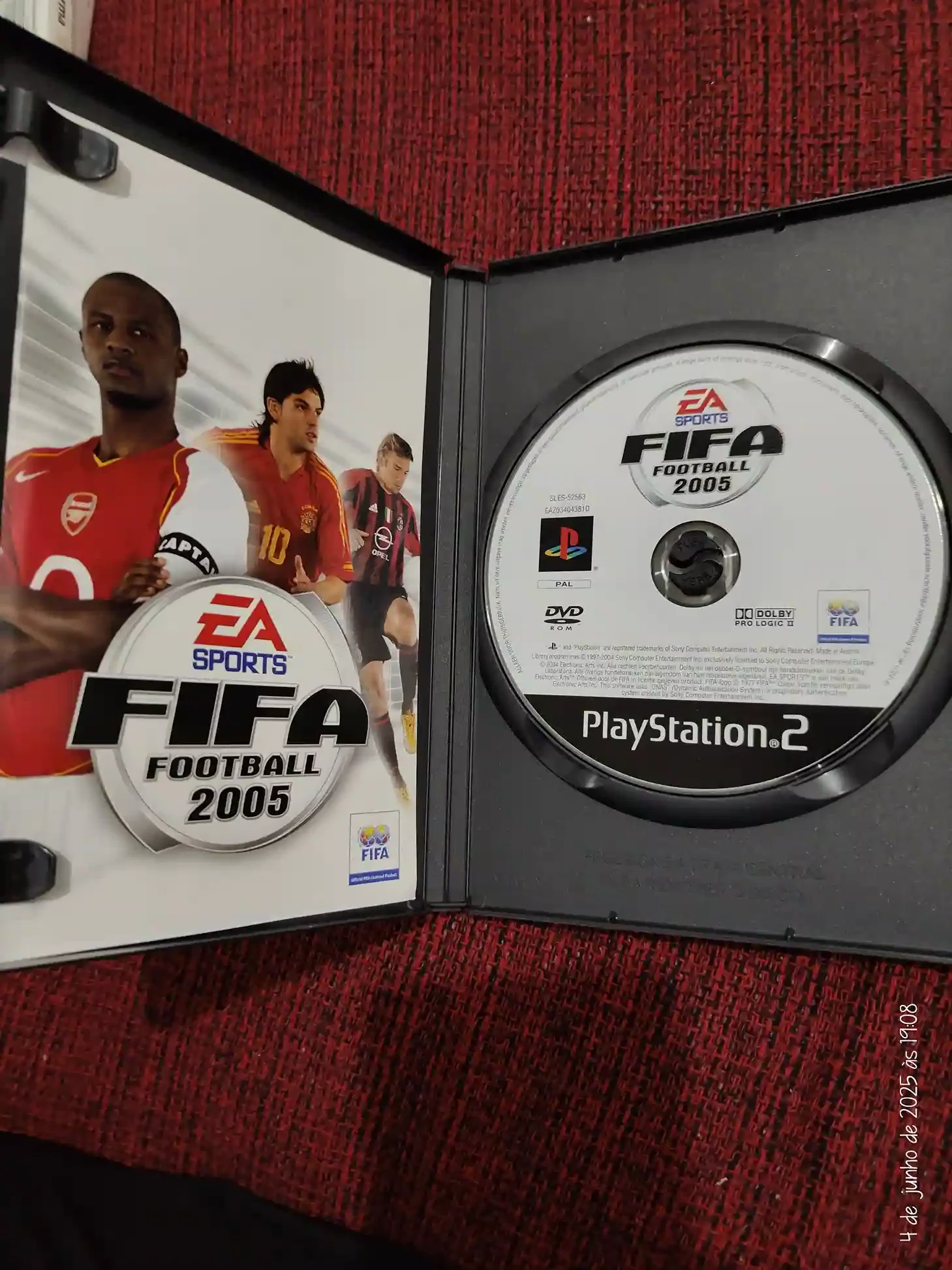 KF/ Natang /FIFA 2005 PS2 ORIGINAL 49,00 SEGUIDOS DE 6,00