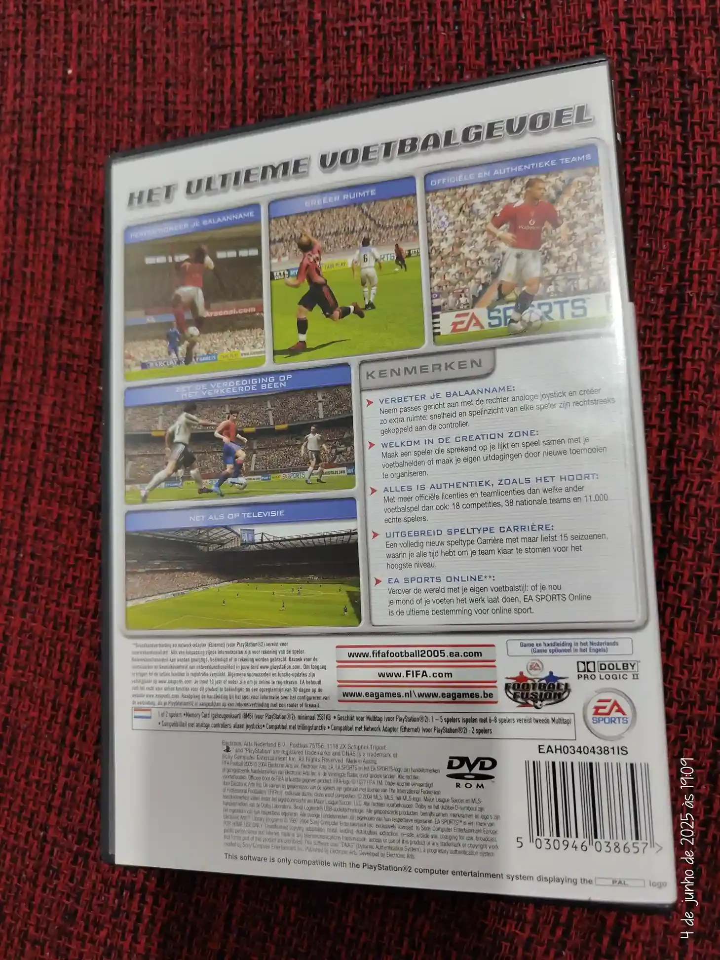 KF/ Natang /FIFA 2005 PS2 ORIGINAL 49,00 SEGUIDOS DE 6,00