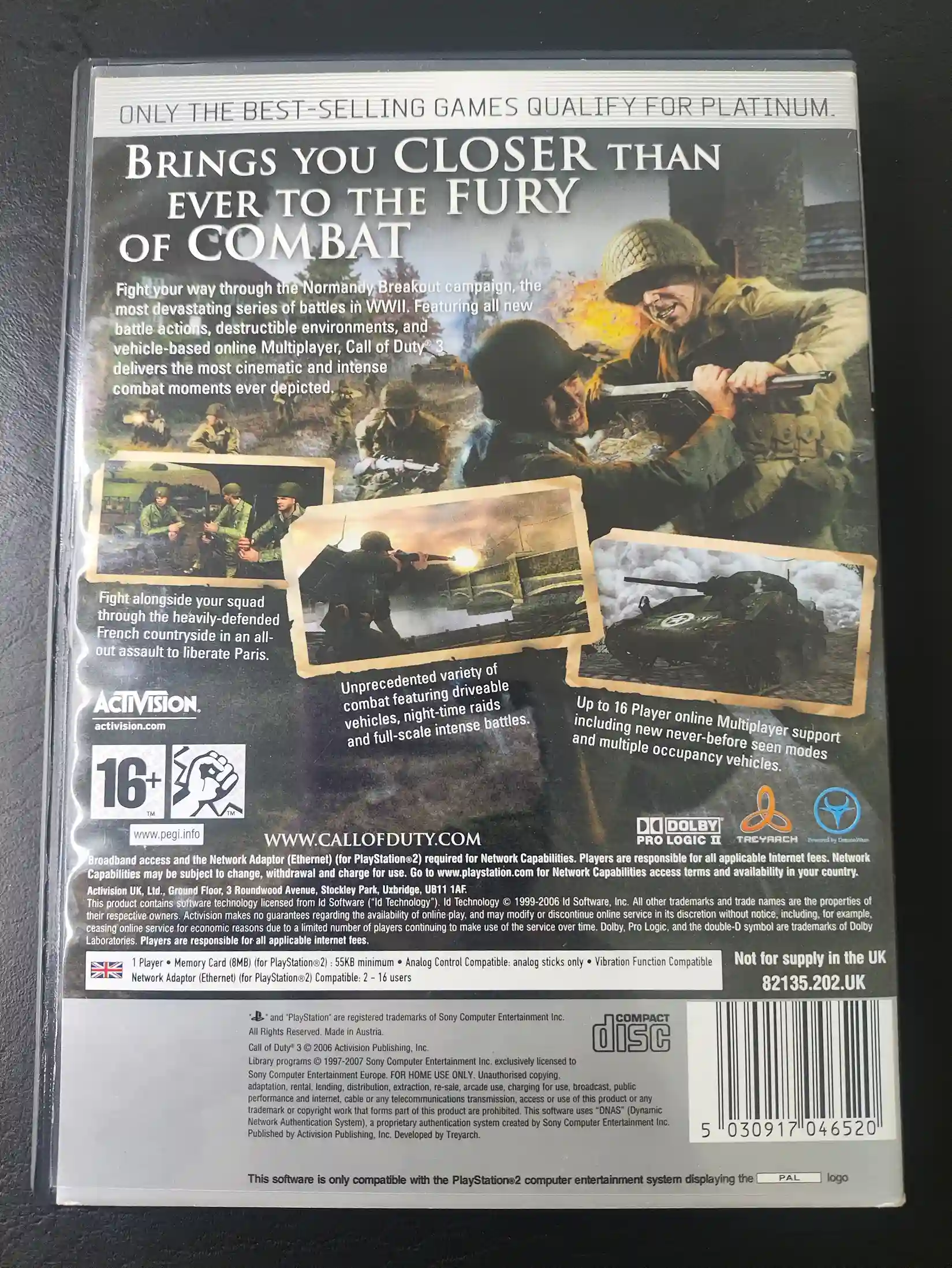 KF/ Jose Cilmar /CALL OF DUTY 3 ORIGINAL 69,00 SEGUIDOS DE 6,00