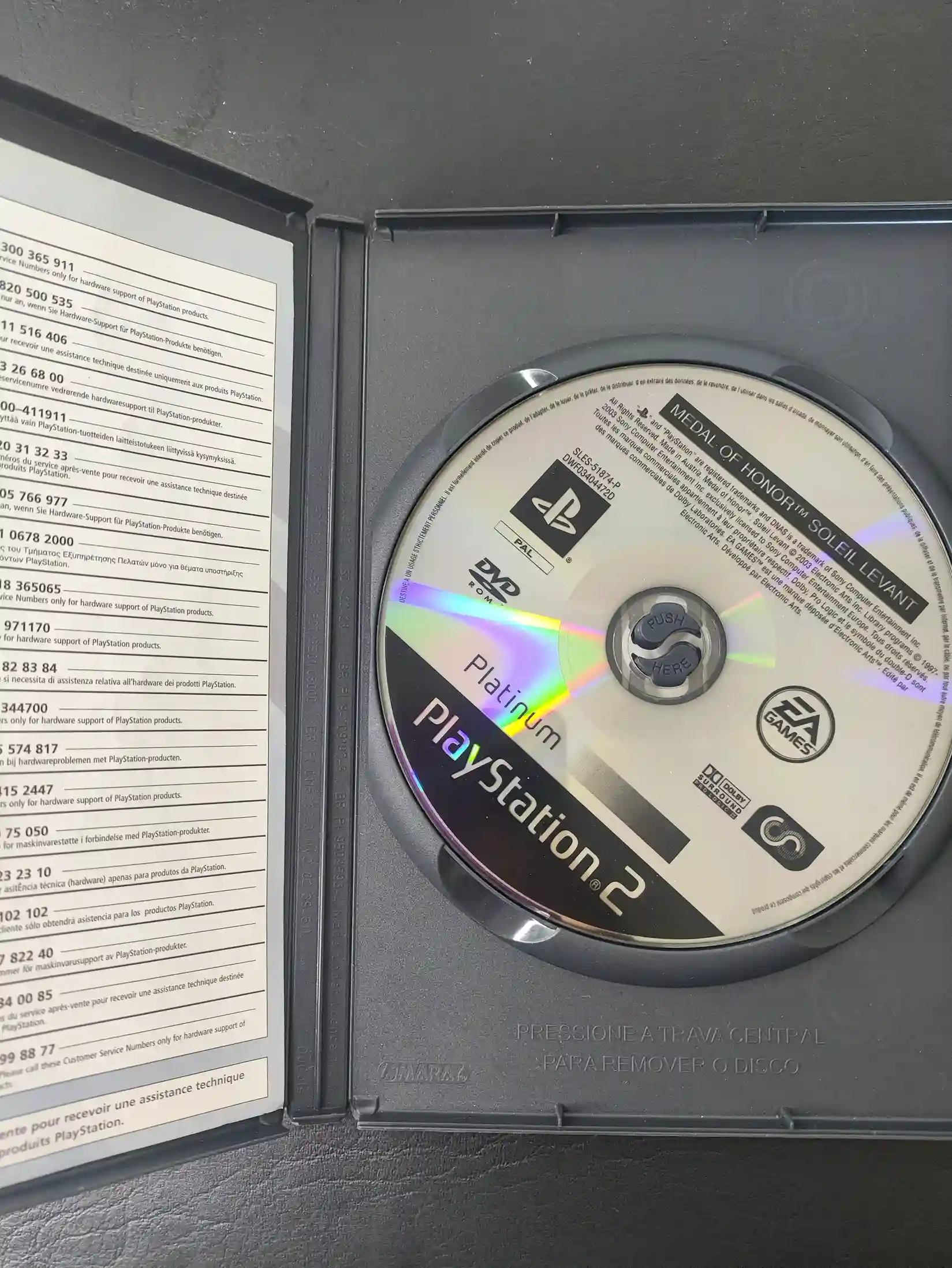 KF/ Jose Cilmar /MEDAL OF HONOR PLATINUM ORIGINAL 69,00 SEGUIDOS DE 6,00