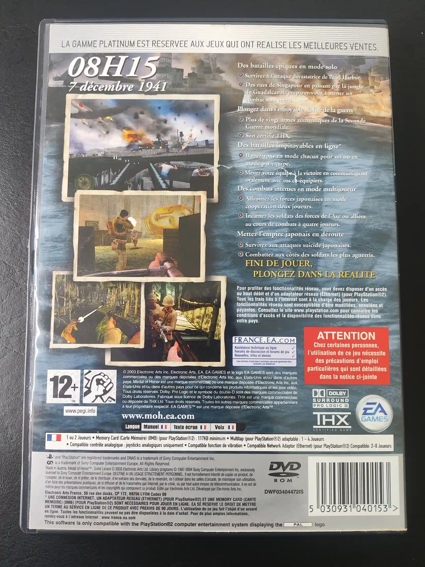 KF/ Jose Cilmar /MEDAL OF HONOR PLATINUM ORIGINAL 69,00 SEGUIDOS DE 6,00