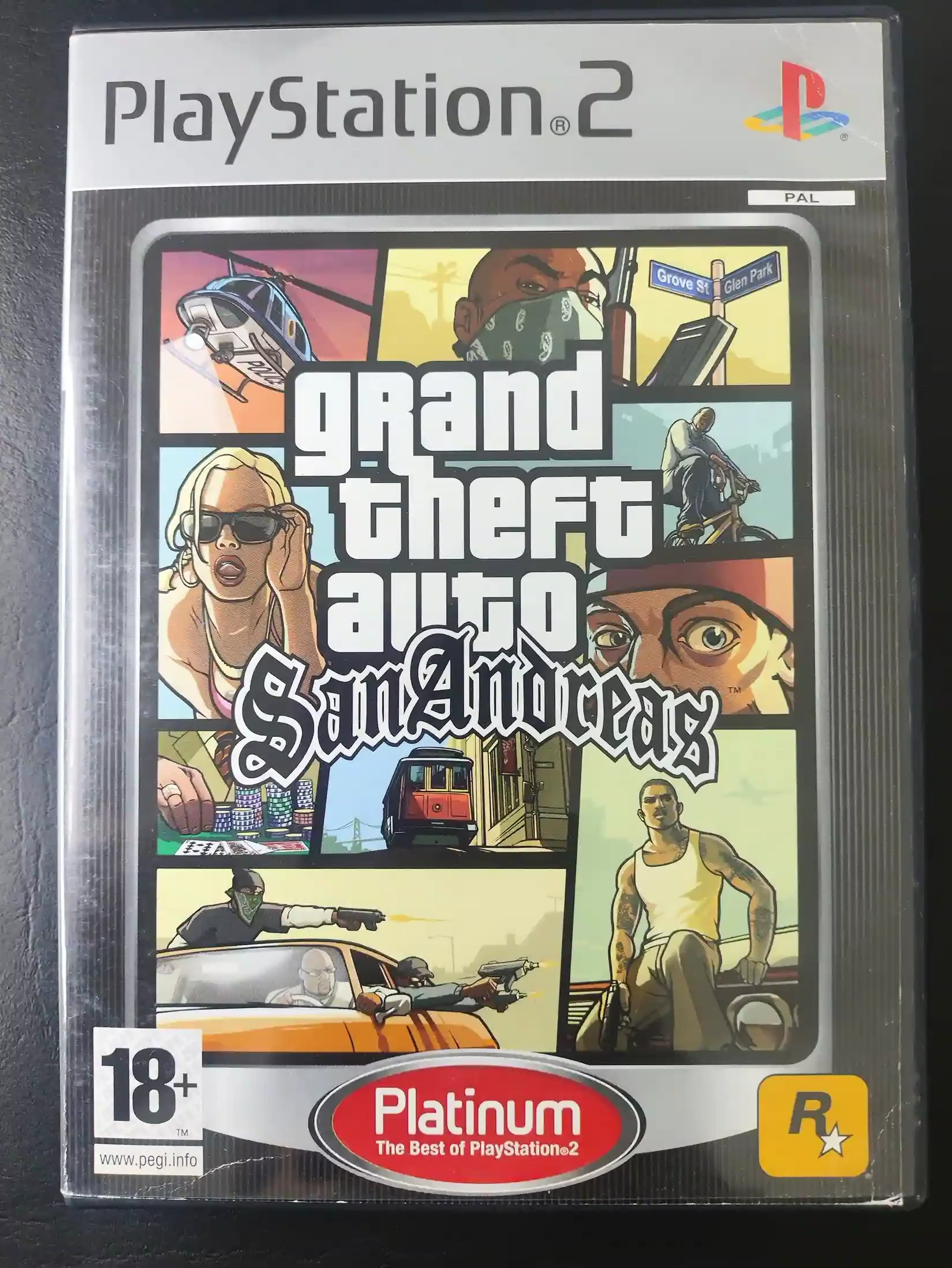 KF/ Tiago Castilhos /GTA SAN ANDREAS PLATINUM 89,00 SEGUIDOS DE 6,00