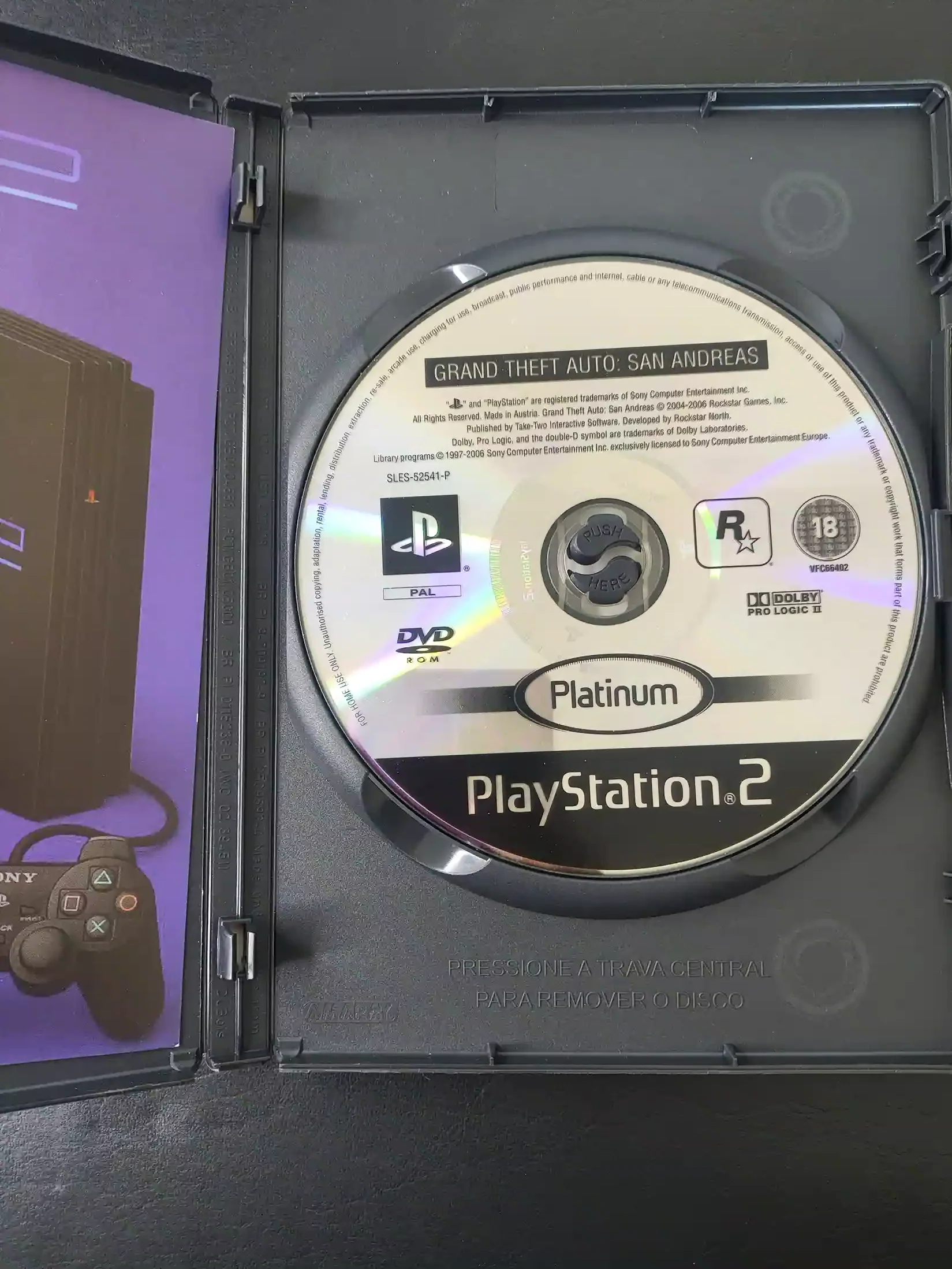 KF/ Tiago Castilhos /GTA SAN ANDREAS PLATINUM 89,00 SEGUIDOS DE 6,00