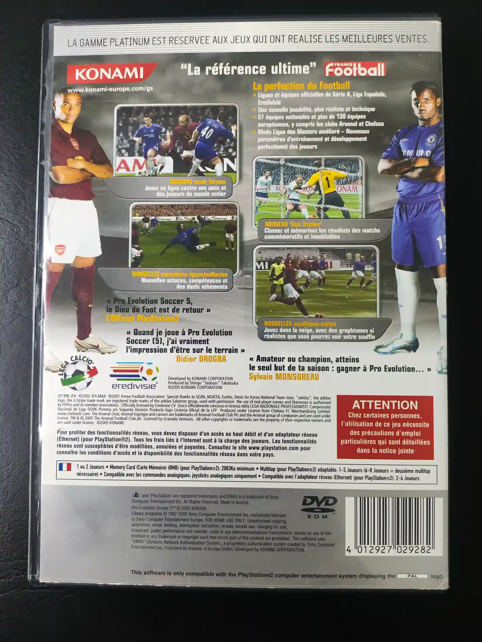 KF/ Joao Paulo Matias /PRO EVOLUTION 5.PLATINUM PS2 69,00 SEGUIDOS DE 6,00