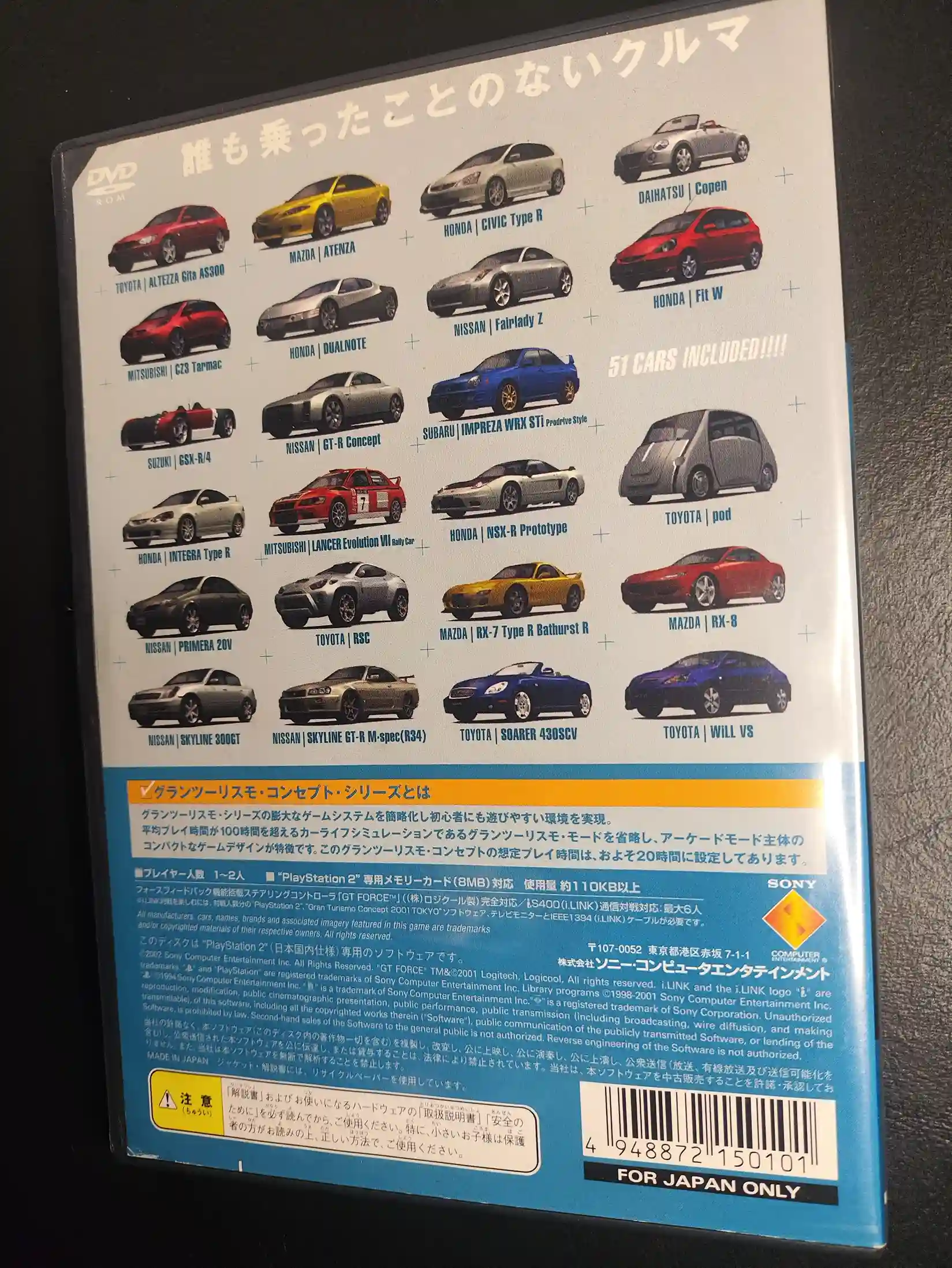 KF/ Jose Cilmar /G. TURISMO TOKIO PS2 99,00 SEGUIDOS DE 7,00
