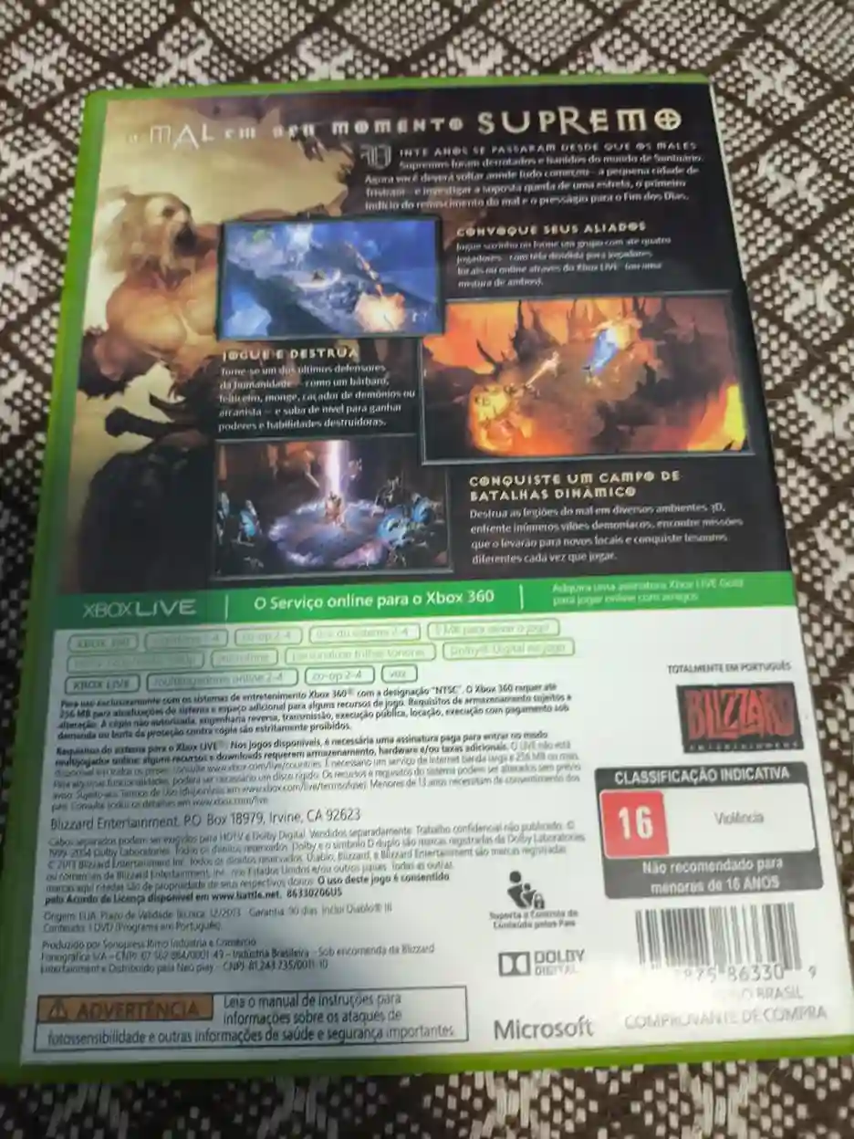 CB/ Jose Cilmar /ORIGINAL DIABLO 3😲36,00 SEGUIDOS DE 5,00😱 - Imagem 2