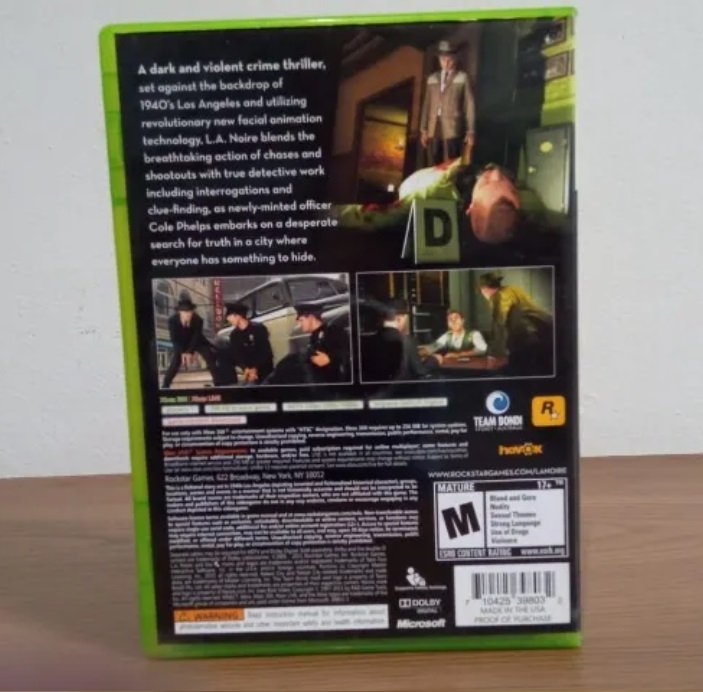 FH/ Jose Cilmar / ORIGINAL L.A NOIRE 36,00 SEGUIDOS DE 5,00 - Imagem 4