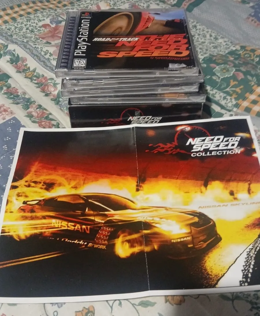 TM/ Luiz Anderson /BOX NEED FOR SPEED PS1😱97,00 SEGUIDOS DE 9,00🚨