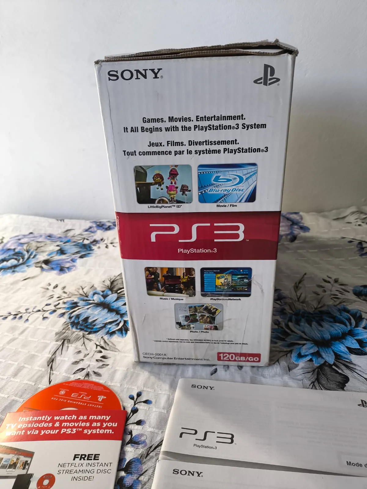 CB/ Paula /CAIXA+MANUAIS+CDNETFLIX. PS3😱10,00 SEGUIDOS DE 10,00