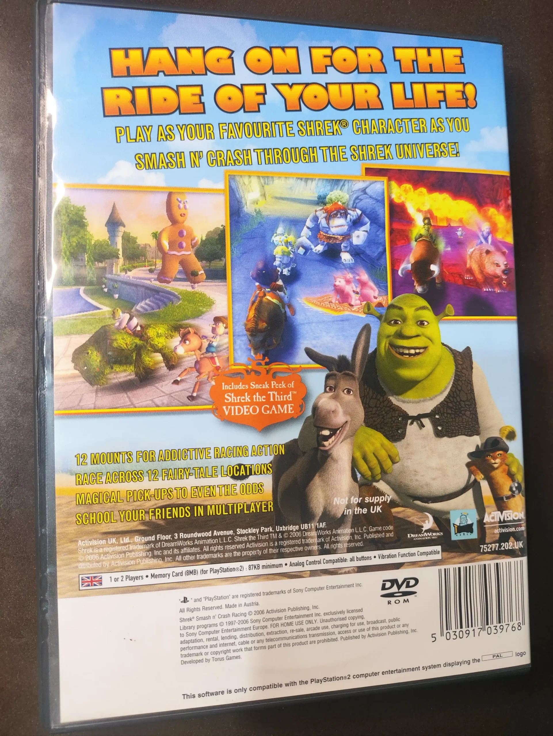 KF/ SHREK RACING ORIGINAL 69,00 SEGUIDOS DE 6,00