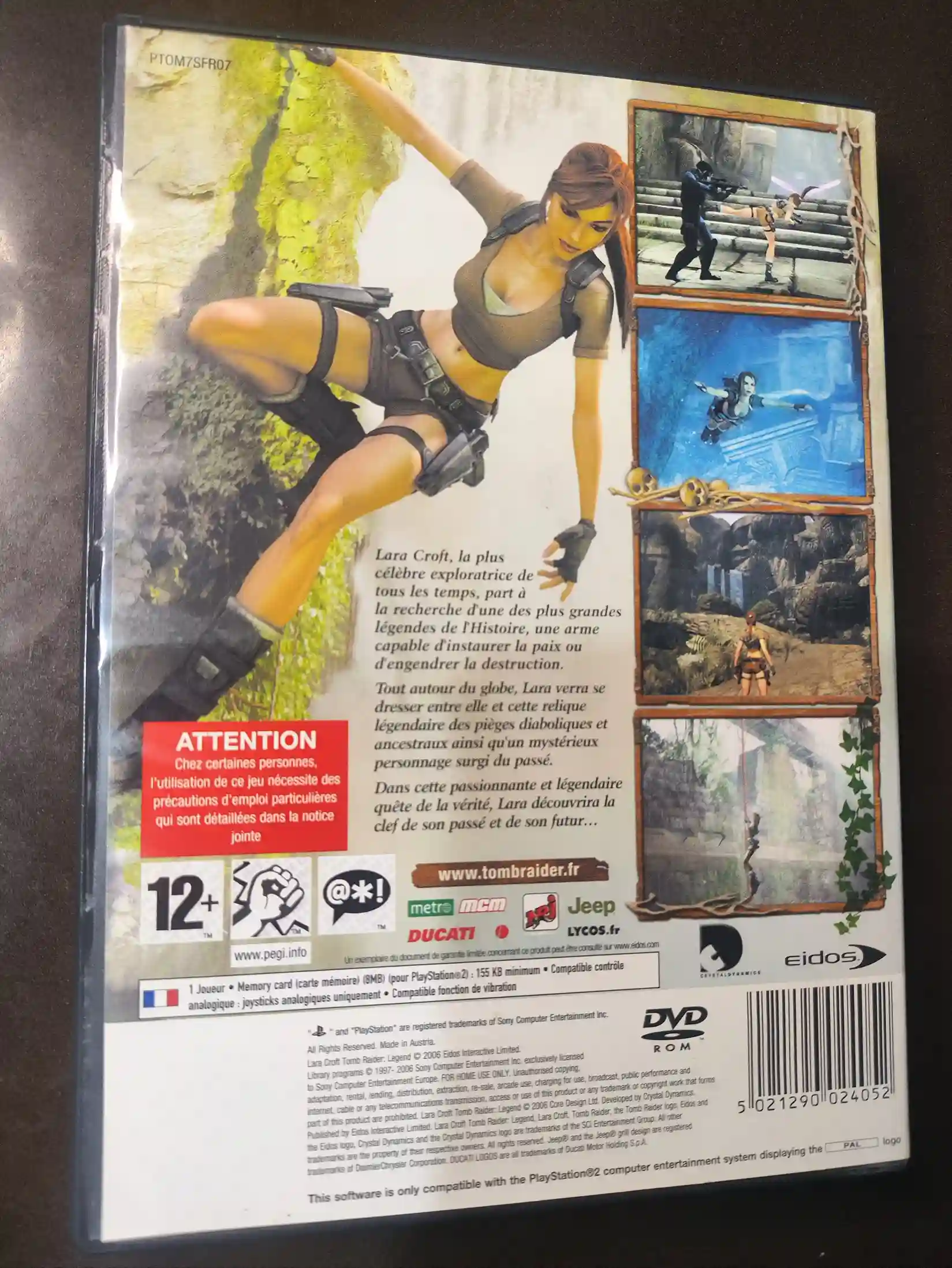 KF/ TOMB RAIDER ORIGINAL 49,00 SEGUIDOS DE 6,00