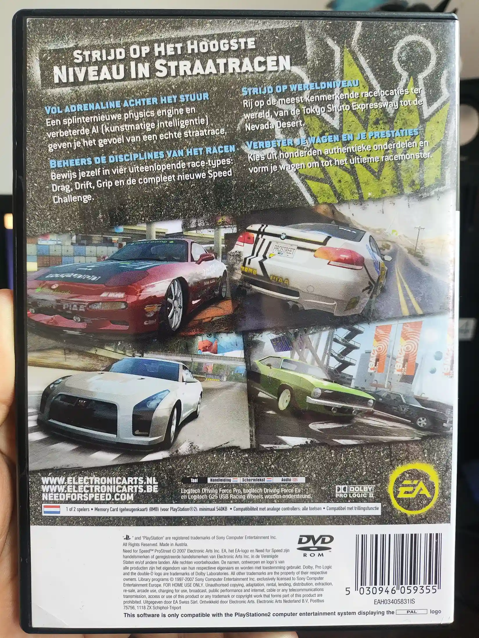 KF/ N.F.S PRO STREET ORIGINAL 69,00 SEGUIDOS DE 6,00