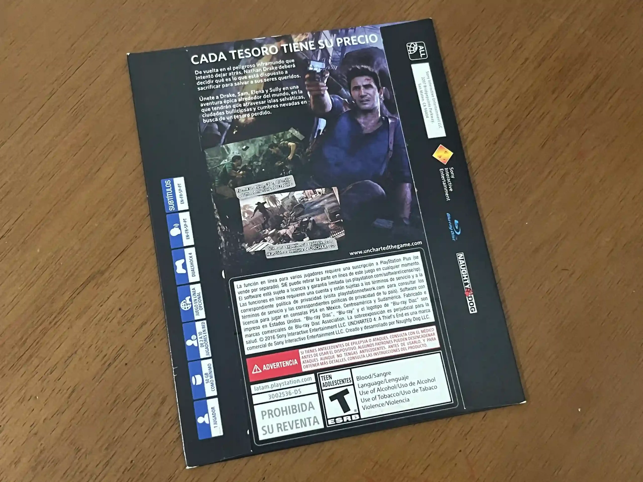 AS/ RodGranata /UNCHARTED 4! PS4😱33,00 SEGUIDOS DE 8,00😲
