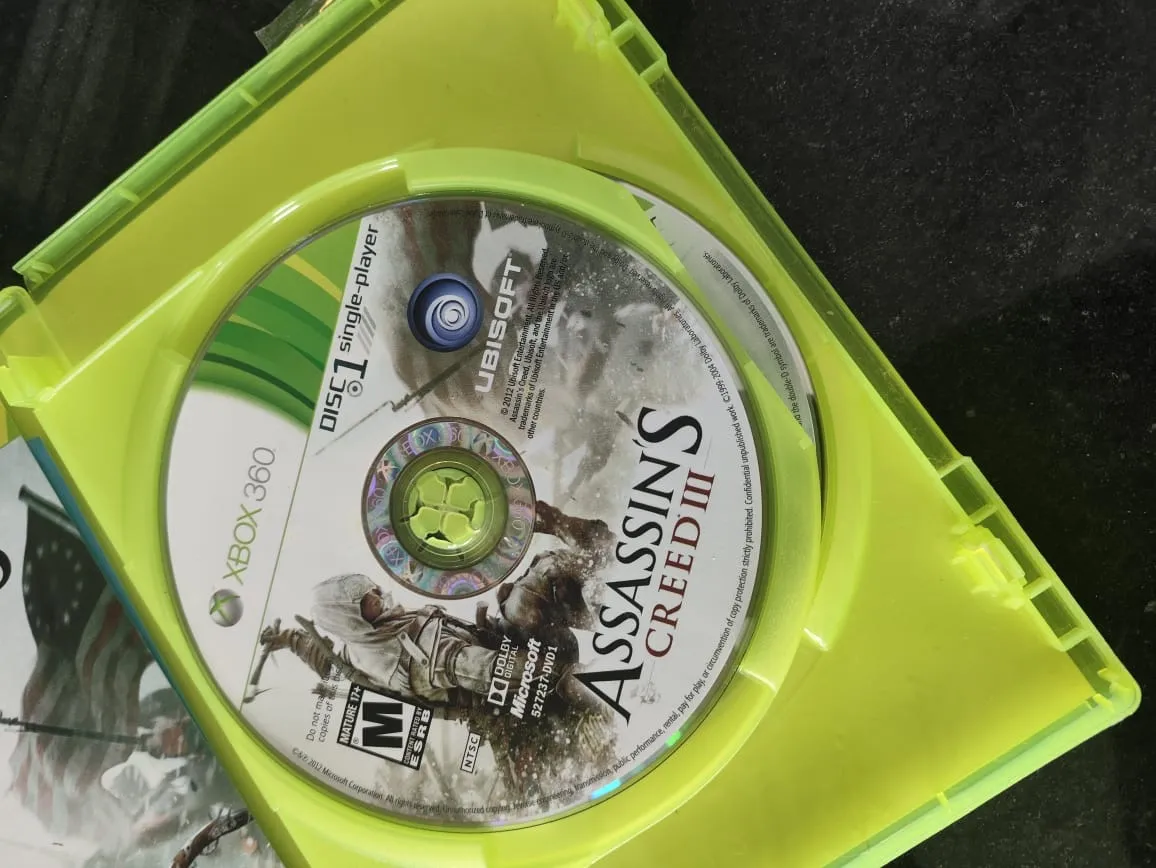 WA/ ASSASSINS CREED 3😱28,00 SEGUIDOS DE 3,00😲