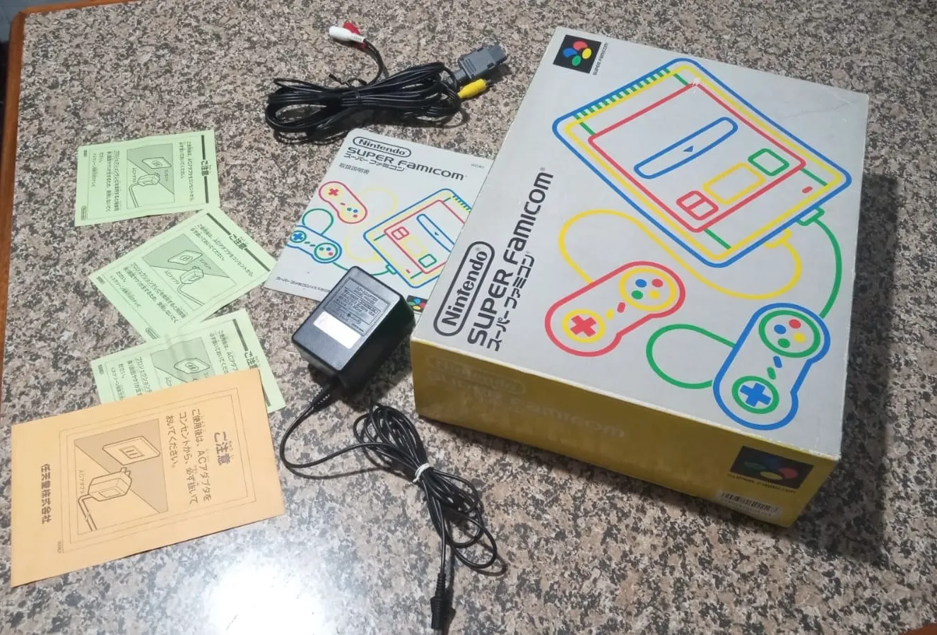 RC/ Doidao66 /LINDO SNES! SUPER FAMICOM😱377,00 SEGUIDOS DE 33,00👽