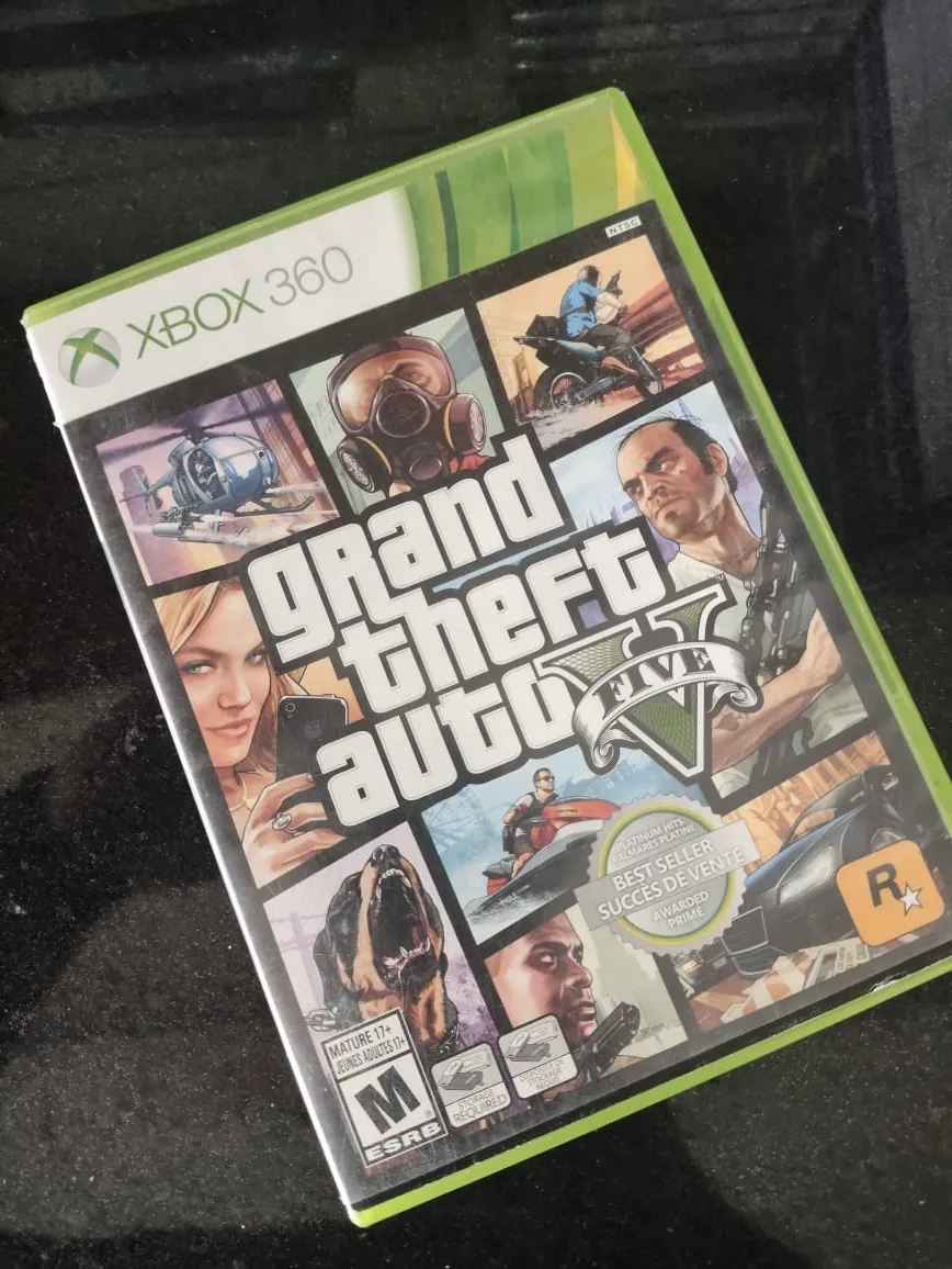 WA/ ORIGINAL GTA5 XBOX 360😱44,00 SEGUIDOS DE 9,00🚨