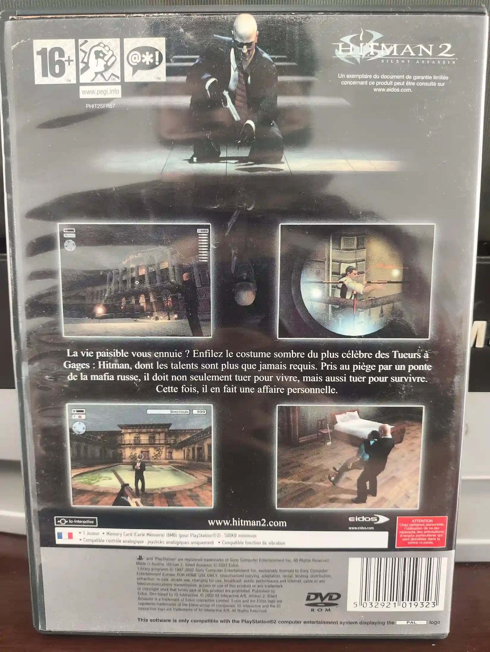KF/ HITMAN 2 ORIGINAL 39,00 SEGUIDOS DE 5,00