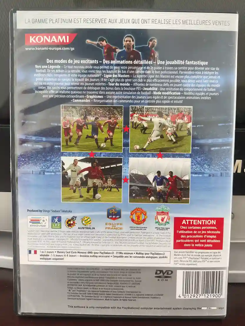 KF/ PES 2009 ORIGINAL 39,00 SEGUIDOS DE 5,00
