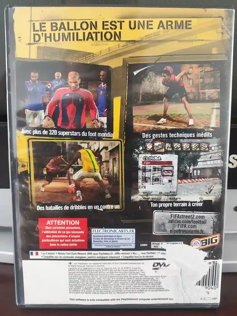 KF/ FIFA STREET 2 ORIGINAL 59,00 SEGUIDOS DE 5,00