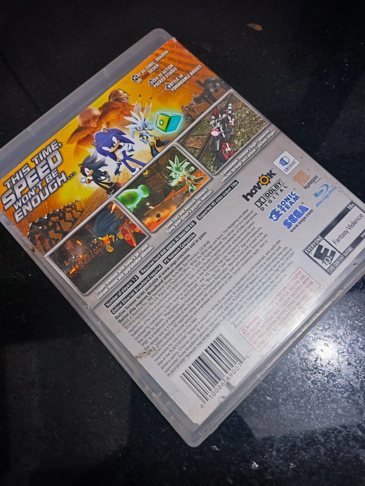 WA/ Fabio Luis batista costa /SONIC PLAYSTATION 3😱57,00 SEGUIDOS DE 5,00