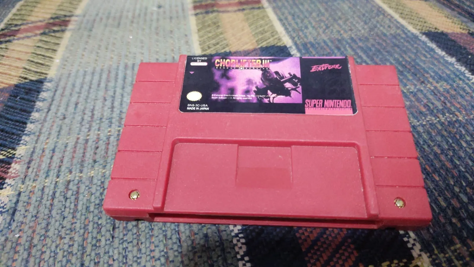A7/ Jose Cilmar /CHOPLIFTER 3 SNES. 39,00 SEGUIDOS DE 5,00
