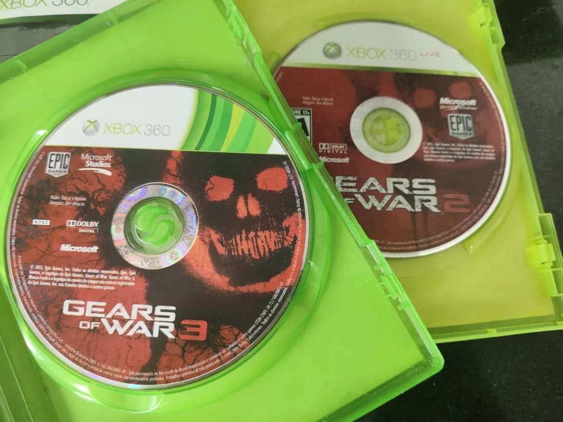 WA/ JOGOS ORIGINAIS GEARS 2 E 3😱66,00 SEGUIDOS DE 7,00🚨