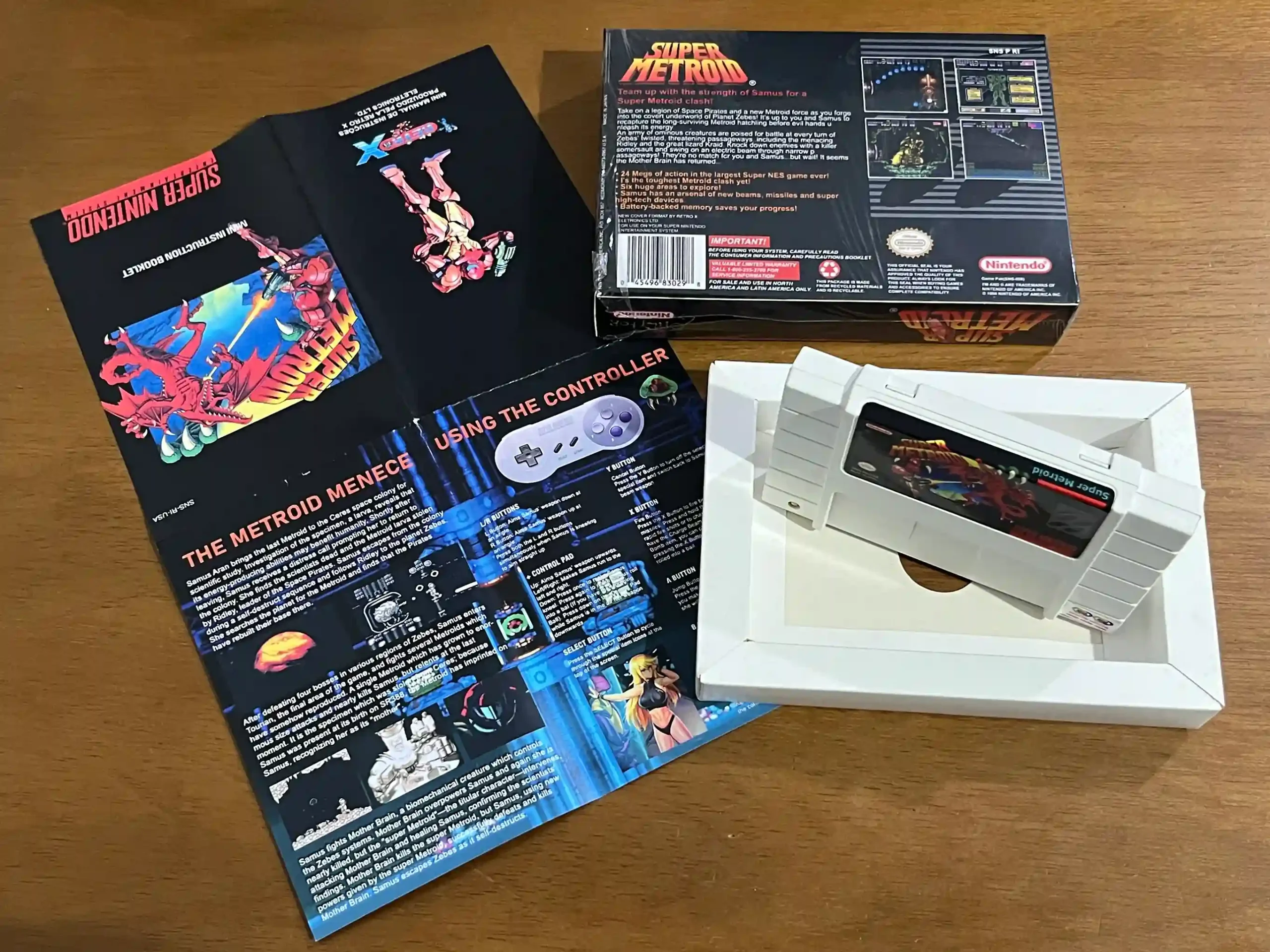 CX/ 17thiagoov /SUPER METROID. SNES. 39,00 SEGUIDOS DE 7,00