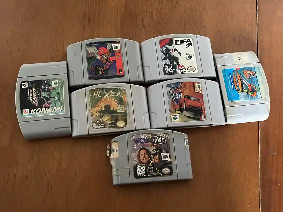 CX/ Gutaum /LOTE JOGOS N64♨️58,00 SEGUIDOS DE 5,00😱📺
