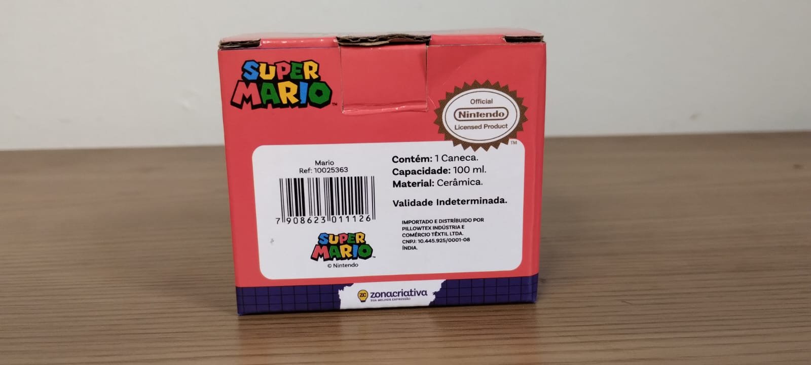 FH/ Caneca Super Mario 39,00 Seguidos de 5,00