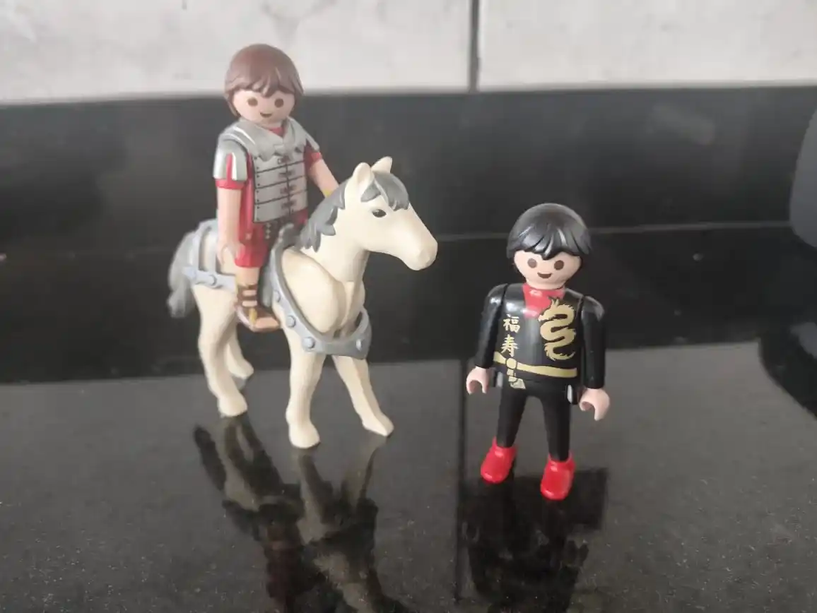 WA/ PLAYMOBIL GLADIADOR E MESTRE😍58,00 SEGUIDOS DE 7,00