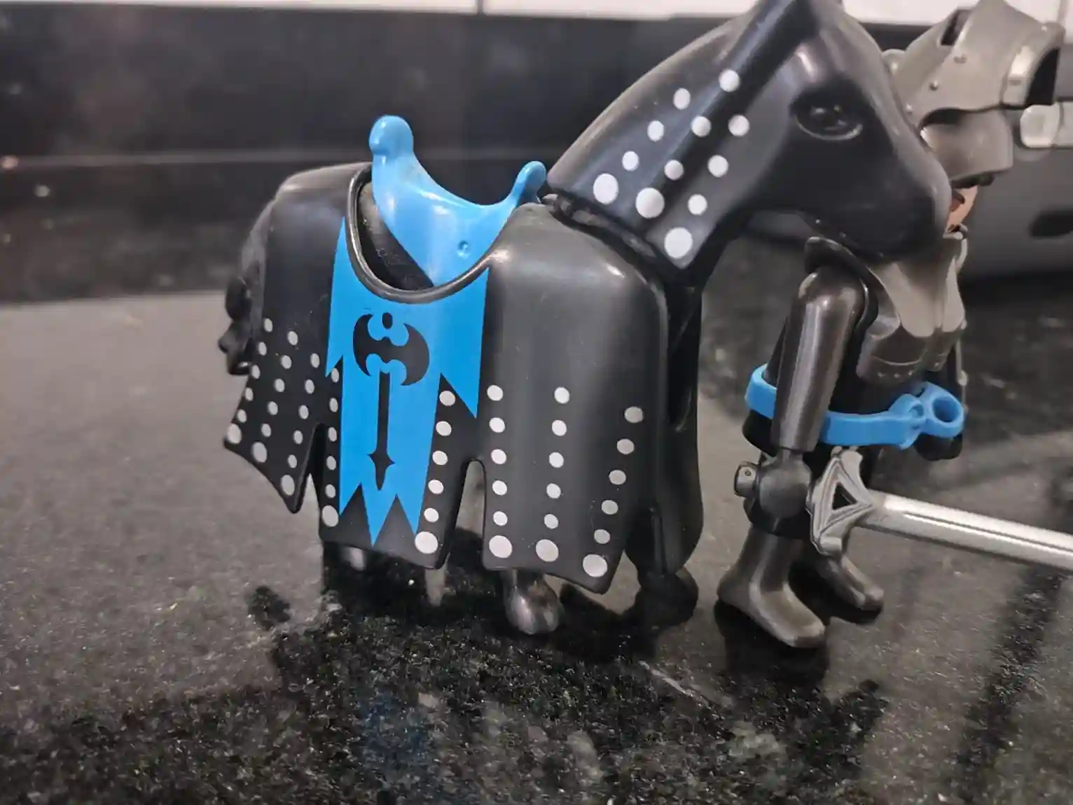 WA/ PLAYMOBIL CAVALEIRO NEGRO♨️39,00 SEGUIDOS DE 9,00📺