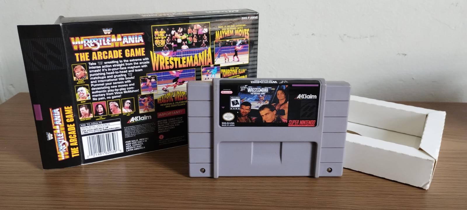 FH/ Leonardo DF /ORIGINAL WWF Wrestlemania 89,00 SEGUIDOS DE 5,00